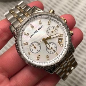 Michael Kors Gold and Silver Watch